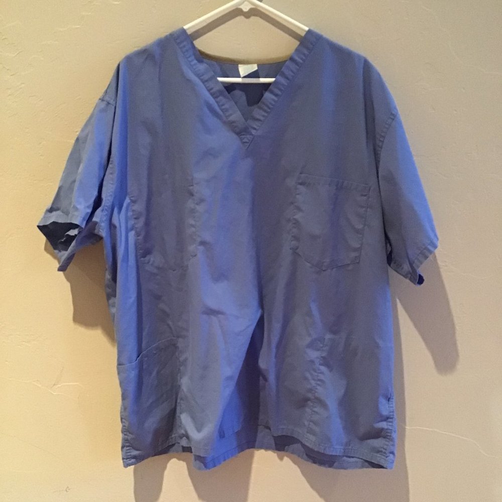 Medline Blue Scrubs Top